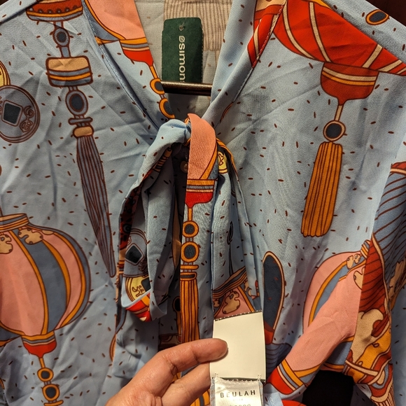 Beulah tie blouse - Picture 2 of 4